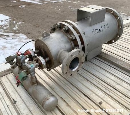 Fairey Microfiltrex / Porvair, pulse jer filter system / dust collector, 316L Stainless Steel, vertical, 1996 - Image 5