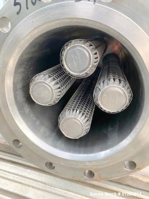 Fairey Microfiltrex / Porvair, pulse jer filter system / dust collector, 316L Stainless Steel, vertical, 1996 - Image 6