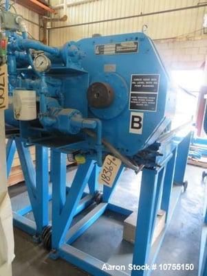 3.5" Gloucester #35250R2, single screw extruder, 32:1 L/D, 65" centerline height, reconditioned 2011 - Image 3