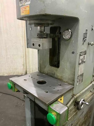 6 Ton, Denison #RO65LC264FSD266D210A12220, hydraulic C-frame press, 10" stroke, 5 HP - Image 3