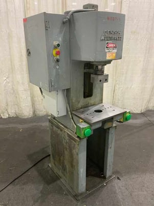 6 Ton, Denison #RO65LC264FSD266D210A12220, hydraulic C-frame press, 10" stroke, 5 HP - Image 8