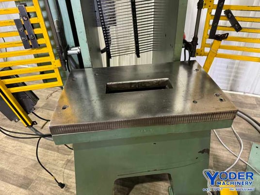 32 Ton, Rousselle #G1-32-4, gap frame press, 2" stroke, air clutch & brake, 70 SPM, 2003 - Image 4