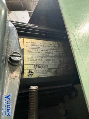 32 Ton, Rousselle #G1-32-4, gap frame press, 2" stroke, air clutch & brake, 70 SPM, 2003 - Image 9