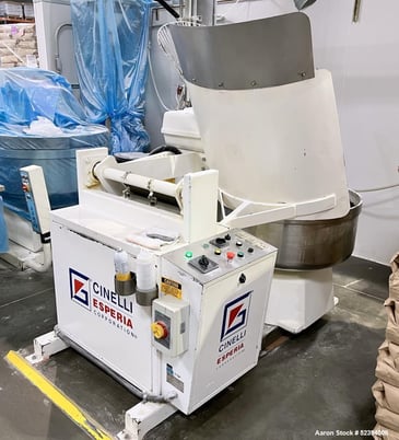 Cinelli Esperia Corp. #CC-160KG/STL, Spiral Mixer, 36" diameter Bowl, 233 lbs Flour capacity - Image 1