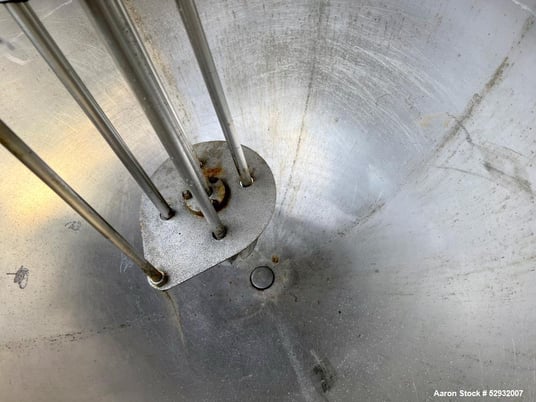 125 gallon Groen #N-125-SP, Homogenizing Kettle, Stainless Steel, 38" diameter x 34" deep, 19" discharge - Image 8