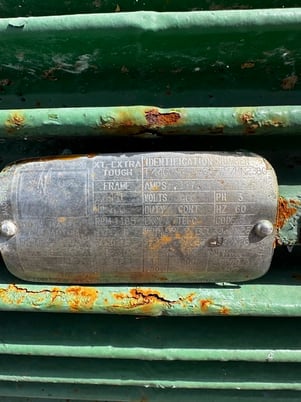 100 HP 1185 RPM Reliance, Frame 444T, TEFC, ball, 460 Volts (7 available) - Image 1