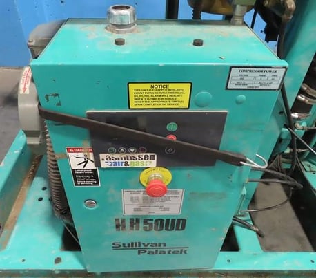 184 cfm, Sullivan Palatek #HH50US, air compressor, skid mounted, 50 HP, 2014 - Image 2