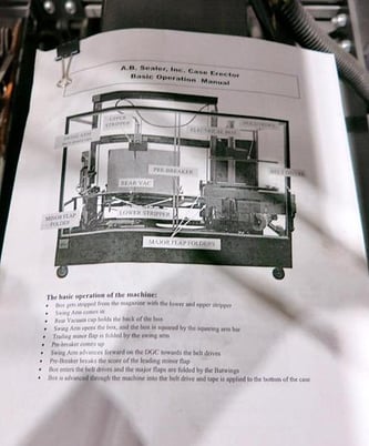 A.B. Sealer #Maximum-7, case erector with taping unit, adjustable box size, upper striper - Image 5