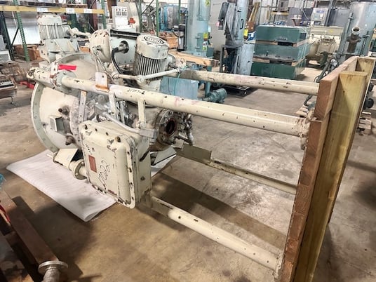 3.5 cu.ft. J.h. Day, Stainless Steel nauta mixer, 125 psi @ 353&deg;F, 5 HP, serial #42408-1759, 1988 - Image 10