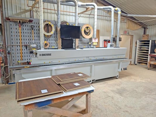 Biesse #Akron-1330, pre-mill & corner rounding edgebander, 2015 - Image 1