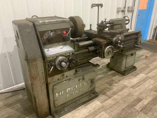 18" x 40" Hercules, Ajax #18, gap bed engine lathe, 8-1/4" swing over cross slide, inch/metric, 3-jaw 12" - Image 2
