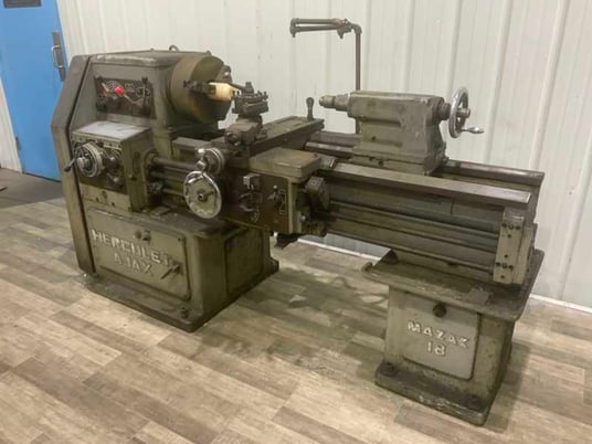 18" x 40" Hercules, Ajax #18, gap bed engine lathe, 8-1/4" swing over cross slide, inch/metric, 3-jaw 12" - Image 10