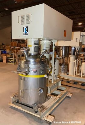 Ross #HSM-40, Vacuum Double Helical Mixer Reactor, 43" width x 68" L x 91" H Tank, 575 V - Image 1
