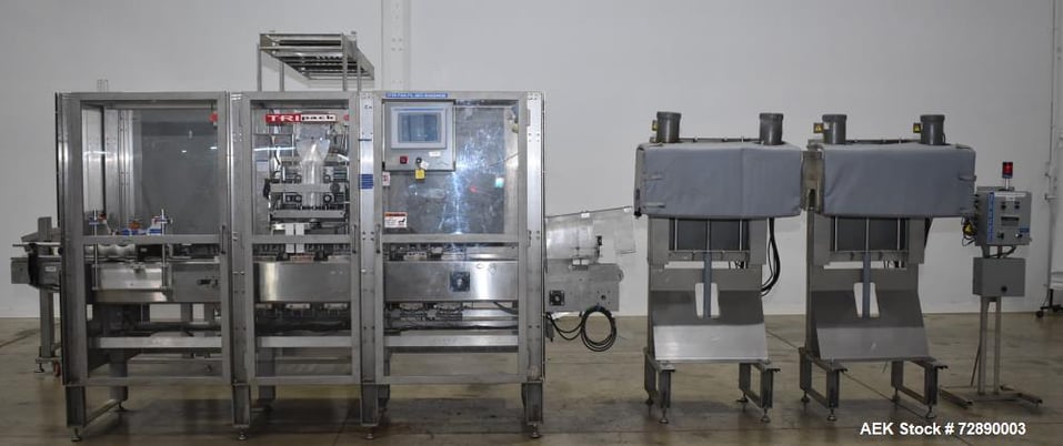 Tri-Pack #SPC, large format tamper evident bander & sleeve labele, 250 CPM, 300 ppm, 1"-7" diameter Product - Image 1