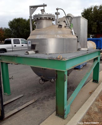 400 gallon A & B Process Systems, Stainless Steel vertical reactor, 54" diameter x 24" straight side, 150 psi - Image 1