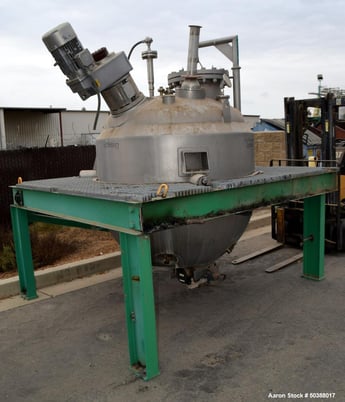400 gallon A & B Process Systems, Stainless Steel vertical reactor, 54" diameter x 24" straight side, 150 psi - Image 4