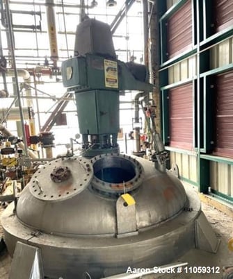 3000 gallon Ward, Alloy 20 Reactor, 98" diameter x 6' 5" T/T, 85/FV psi @ 350&deg;F Shell, 150/FV psi @ 350&deg;F - Image 1
