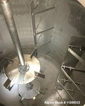 3000 gallon Ward, Alloy 20 Reactor, 98" diameter x 6' 5" T/T, 85/FV psi @ 350&deg;F Shell, 150/FV psi @ 350&deg;F - Image 4