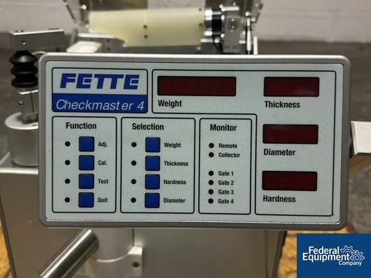 Tablet Tester, Fette #Checkmaster-4.1, 230 volt, serial# 82 1413, built 2005 - Image 7