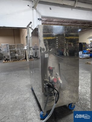 Fuji Marumerizer Spheronizer #QJ700VH, stainless steel, jacketed chamber, side discharge with plug valve, 2000 - Image 6