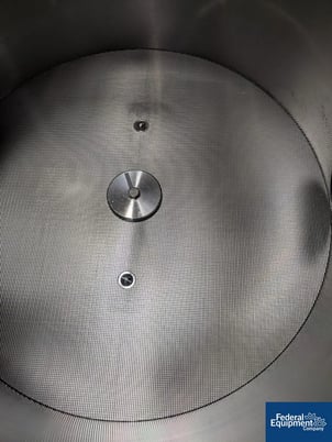 Fuji Marumerizer Spheronizer #QJ700VH, stainless steel, jacketed chamber, side discharge with plug valve, 2000 - Image 8