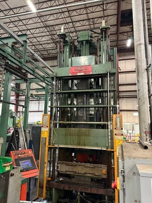 62 Ton, Burr Oak #RCSE, vertical expander, .866 between rows staggered, 5 rows, 5-1/2" rod diameter, 1999 - Image 1