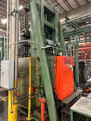 62 Ton, Burr Oak #RCSE, vertical expander, .866 between rows staggered, 5 rows, 5-1/2" rod diameter, 1999 - Image 9