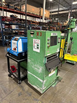 Carson #AHP-2x48, automated tube hole punch, .500"-2.625" tube outside dimension, .562"-72" hole to clamped - Image 3