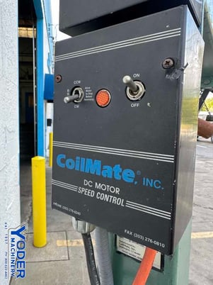 6000 lb. CoilMate #CM6048, pallet decoiler, 48" outside dimension, 48" platform, 3/4 HP, 0-23 RPM, 1996 - Image 6