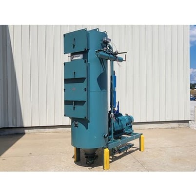 Gardner Denver #T1A08, vacuum blower exhauster w/ filter, 10 HP - Image 2