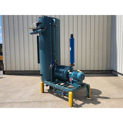 Gardner Denver #T1A08, vacuum blower exhauster w/ filter, 10 HP - Image 3