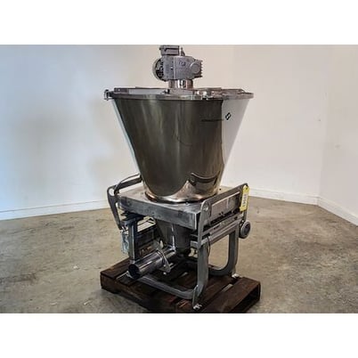 3" diameter, Schenck Process Mecatron, Stainless Steel gravimetric feeder, 5 cu.ft. - Image 2