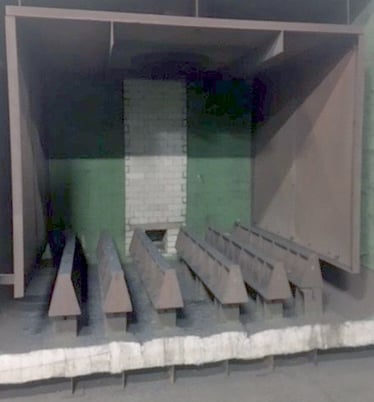 84" width x 60" H x 72" D Can-Eng, batch tempering furnace, 1400&deg;F, 480 V., 3-phase - Image 6