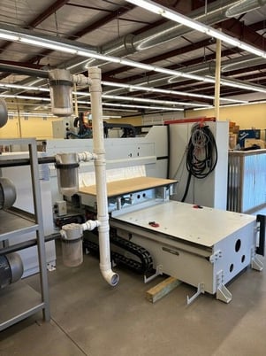 Holz-Her #Dynestic-7532, CNC high end gantry, 14 automatic tool changer, 147.6" X Travel, 86.6" Y Travel, 24k - Image 4