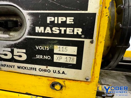 1/4" - 2" Oster #655, bolt & pipe threader, 1/8"-2" pipe capacity, front & rear chucks, 1/2 HP - Image 4