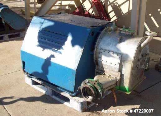 9.8" Krauss Maffei #SZ-21, Pusher Centrifuge, Stainless Steel, 2900 RPM Bowl, 1700 kg/CBM ADM Density, 10 kg - Image 4