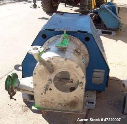 9.8" Krauss Maffei #SZ-21, Pusher Centrifuge, Stainless Steel, 2900 RPM Bowl, 1700 kg/CBM ADM Density, 10 kg - Image 5