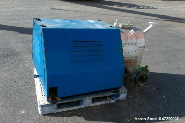 9.8" Krauss Maffei #SZ-21, Pusher Centrifuge, Stainless Steel, 2900 RPM Bowl, 1700 kg/CBM ADM Density, 10 kg - Image 6