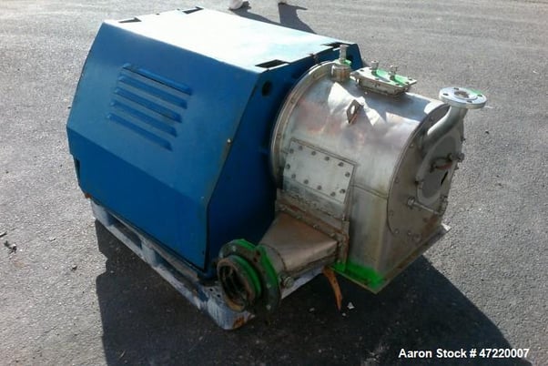 9.8" Krauss Maffei #SZ-21, Pusher Centrifuge, Stainless Steel, 2900 RPM Bowl, 1700 kg/CBM ADM Density, 10 kg - Image 7