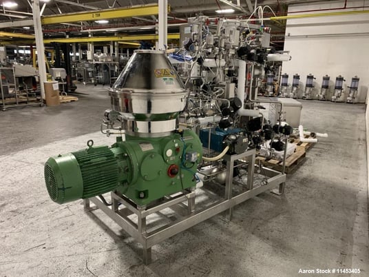 Westfalia #CSC-20-06-476, Desluger Disc Centrifuge, Stainless Steel, liquid/solids separation, 8340 RPM Bowl - Image 3