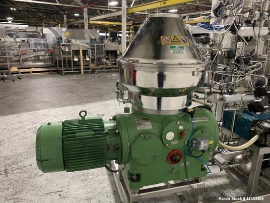 Westfalia #CSC-20-06-476, Desluger Disc Centrifuge, Stainless Steel, liquid/solids separation, 8340 RPM Bowl - Image 5