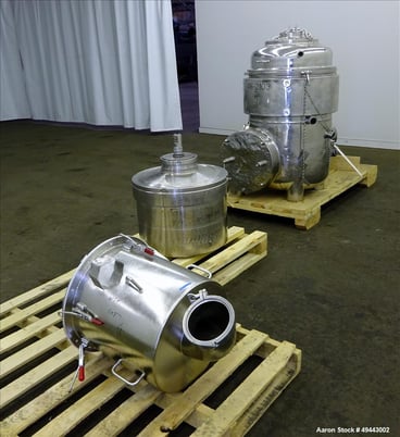 Westfalia #BKA35-86-076, Solid Bowl Disc Centrifuge, Stainless Steel, 5000 RPM Bowl, Feed inlet assembly - Image 2