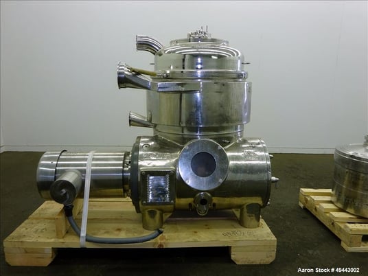 Westfalia #BKA35-86-076, Solid Bowl Disc Centrifuge, Stainless Steel, 5000 RPM Bowl, Feed inlet assembly - Image 8