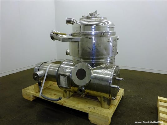 Westfalia #BKA35-86-076, Solid Bowl Disc Centrifuge, Stainless Steel, 5000 RPM Bowl, Feed inlet assembly - Image 10