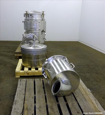 Westfalia #BKA35-86-076, Solid Bowl Disc Centrifuge, Stainless Steel, 5000 RPM Bowl, Feed inlet assembly - Image 4