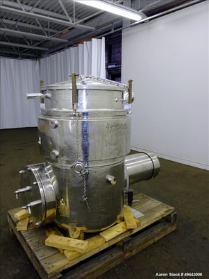Westfalia #BKA35-86-076, Solid Bowl Disc Centrifuge, Stainless Steel, 5000 RPM Bowl, Feed inlet assembly - Image 6