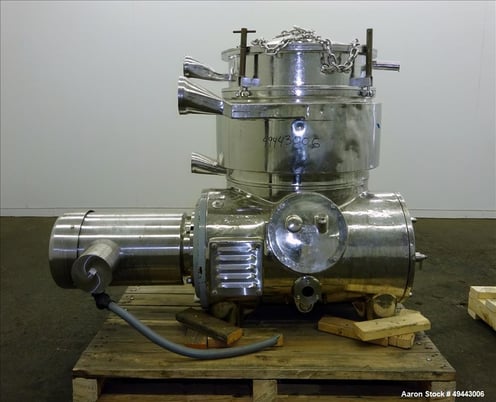 Westfalia #BKA35-86-076, Solid Bowl Disc Centrifuge, Stainless Steel, 5000 RPM Bowl, Feed inlet assembly - Image 9