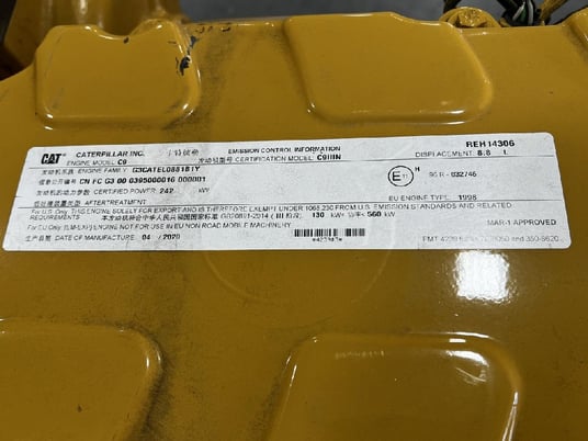 325 HP Caterpillar #C-9, Engine Assembly, new - Image 6