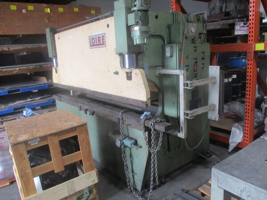 80 Ton, Loire, hydraulic press brake w/ dies, 10' overall - Image 1