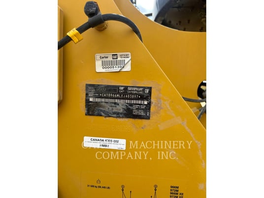 Cat 966M, Wheel Loader, 6358 hours, S/N: EJA03897, 2022 - Image 6